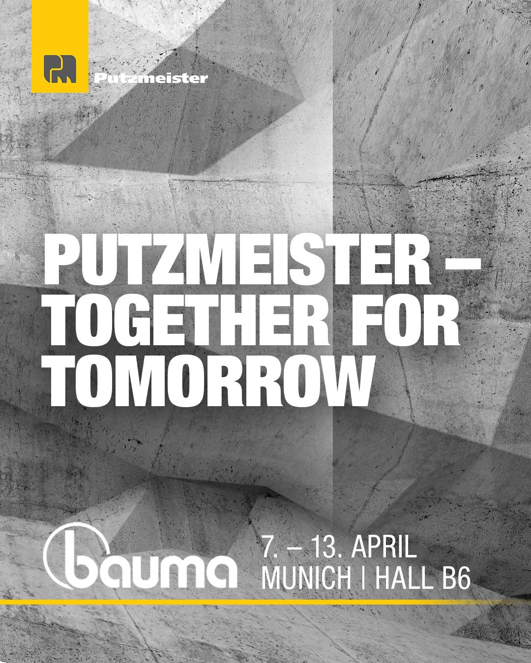 BAUMA 2025 - TOGETHER FOR TOMORROW 🌍